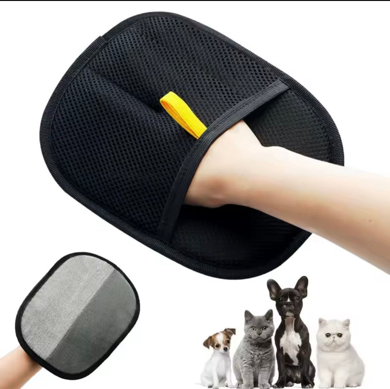 Pet Grooming Glove – Hair Remover for Dogs & Cats