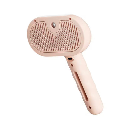 Self-Cleaning Pet Comb with Mist – Dematting Brush for Dogs