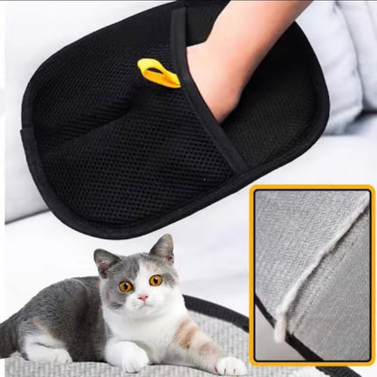Pet Grooming Glove – Hair Remover for Dogs & Cats