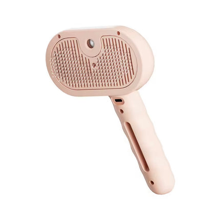 Self-Cleaning Pet Comb with Mist – Dematting Brush for Dogs