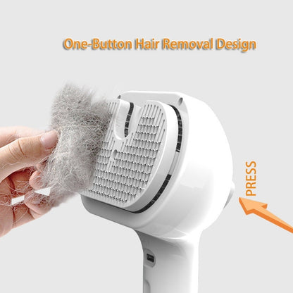 Self-Cleaning Pet Comb with Mist – Dematting Brush for Dogs