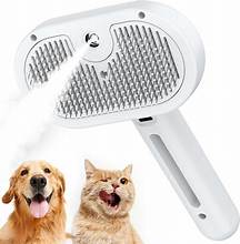 Dog Comb Pet Steam Massage Brush Safe Round Head Soft Teeth Spray Hair Removal Comb for Dog Universal for Cats Dogs Accessories